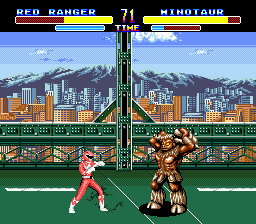 Скриншот игры Mighty Morphin Power Rangers